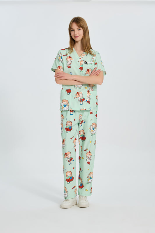 Honey Hello Scrub Pant