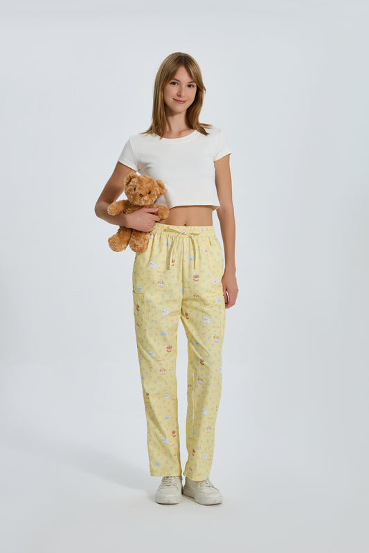 Puppy Bloom Scrub Pant