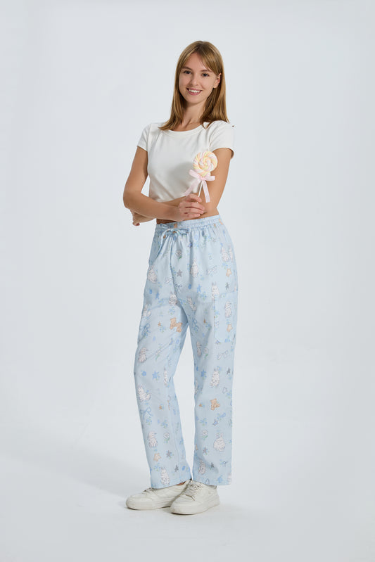 Bluebell Bunny Scrub Pant