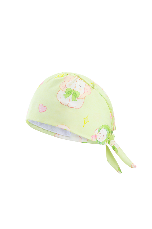 Tulip Bunny surgical cap-tie back （cotton）
